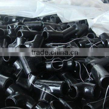 carbon steel equal tee pipe fittings weight