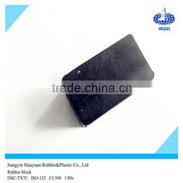 high quality (EPDM,silicone,NR,NBR and recycled rubber) profile black rubber block