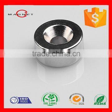 rear earth permanent countersink Alnico magnets for motor