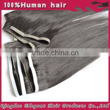 Hot Selling 14-26inch Soft Brazilian Remy Human Hair pu Skin Weft Hair Extensions photo-4