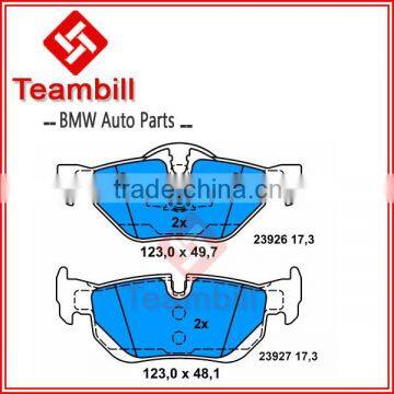 Auto parts for BMW E81 E87 X1 Disc brake pad 34216767150, 3421 6767 150