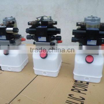good price trailer used 12VDC 24VDC small hydraulic power unit