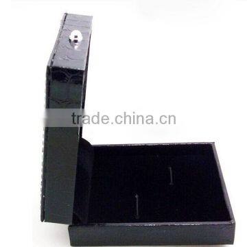 T1150 Fashion Jewlery Leather Cuff Box Wholesale Cufflink Box photo-2