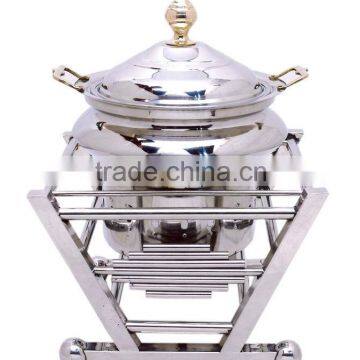 Steel Cheffing Dish, Wedding & Party utensils, food serving dish, hot keeping dish, Catering item, Hotel & Restaurant utensils