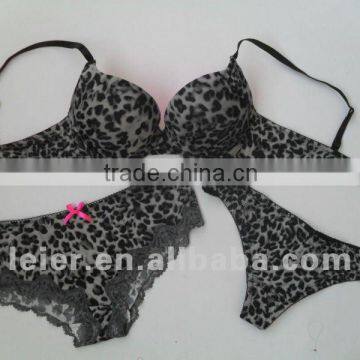 fashion double padded bra set