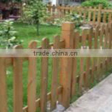 High quality new design wooden fence with low price