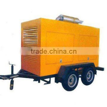 Trailer diesel generating set