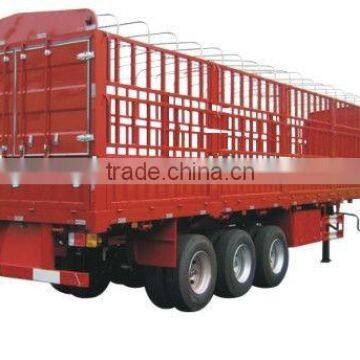 Dongfeng 3 axles side panel of livestock trailer for sale