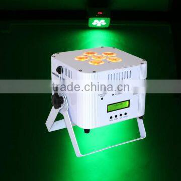 6pcs 6in1 RGBWA+UV LED Par Lighting for Weding photo-4