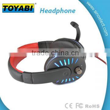3.5mm Gaming Headset Game Headphone Headsets with Microphone and Volume Controller LED Light for PC and Computer