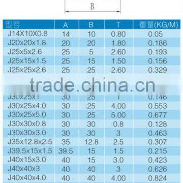 L shape standard aluminum industy profile in FULLYWOW