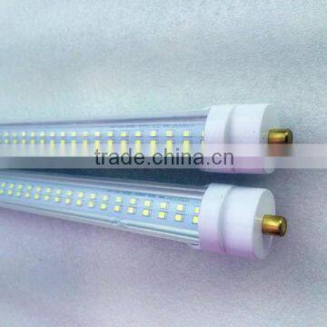 Shenzhen Victory Lighting 8 Foot T8 44W 60W FA8 Single Pin Led Tube Light 7000K Clear/stripy/Milky Cover photo-4