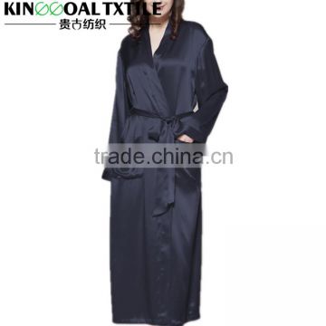 Wholesale Women's Luxury Long Silk Robe Luxury Gifts by 100% Silk