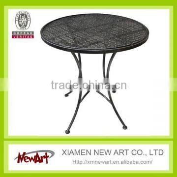 2015 metal folding table set black metal table outdoor metal table