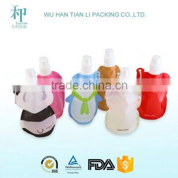 Chinese supplier customizable stand up pouch printing/liquid food packaging/spout pouch stands for juice packaging