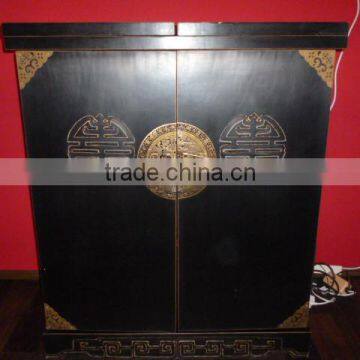 Antique chinese wooden wine cabinet LWB934