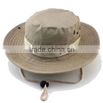Summer Wholesale Balnk Plain Fishing Bucket Hat With String photo-5