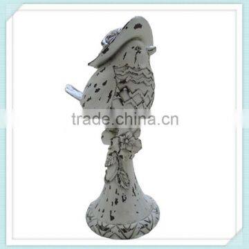 new figurine resin bird sculpture