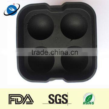 Wholesale silicone ball shaped ice cube tray