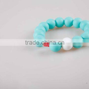 Wholesale Cheap 100% Food Grade Beads/ Colorful Silicone Beads Bracelet photo-5