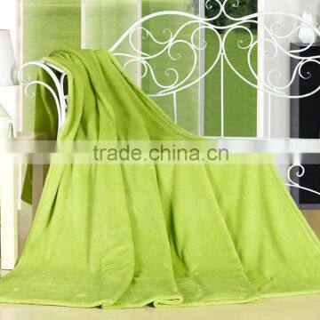 2016 Fashion Solid Color Plain Dyed Flannel Fleece Blanket photo-5