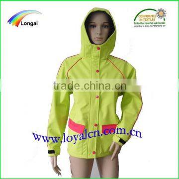 waterproof softshell green clothers women