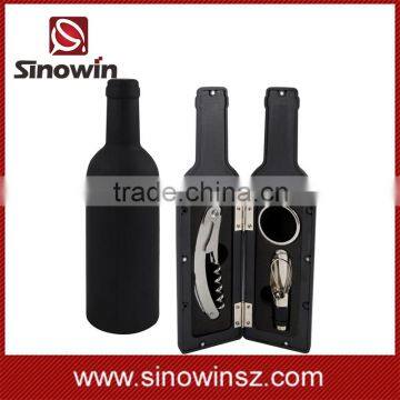 Wine Accessory Tool Gift Set With Pourer Collar Cork-Screw Stopper SW-WS-08 photo-2