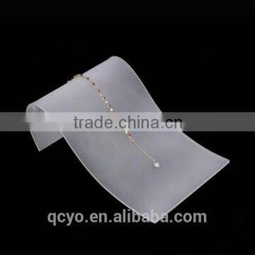 New style acrylic high quality earring and necklace display QCY-NEC-12