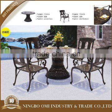 Latest style cast aluminum garden furniture