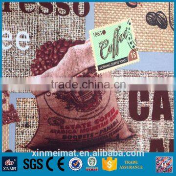 caffee bean colors PVC adhesive mat alibaba china supplier