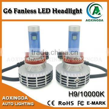 DC12-24V 3000lm G6 Led Head Light Canbus h9 All in One no Fan Auto Led Headlight Kit photo-2