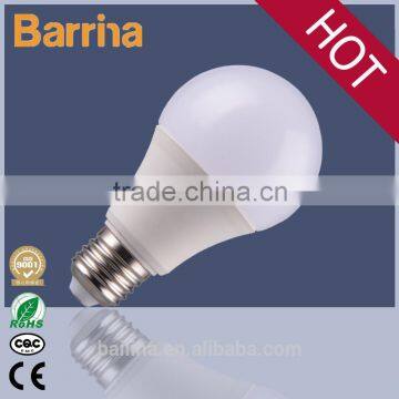 CRI>80 Epistar 7W e27 led bulb, A19 e27 dimmable led bulb with CE&ROHS certifications