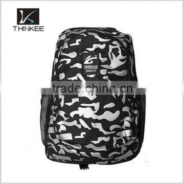 Hot sale nylon college backpack printed backpack