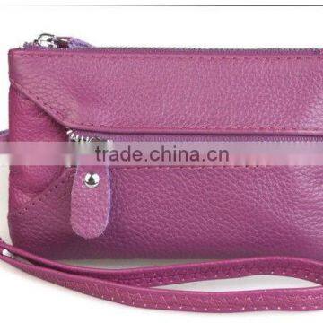 Latest Design Foldable Colorful Leather Key Wallet