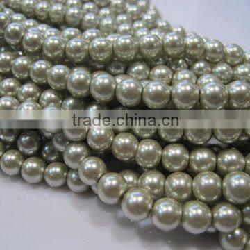 4mm top quality pearl glass bead mix order round glass 23