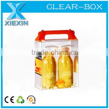 accept custom clear plastic cosmetic packaging box