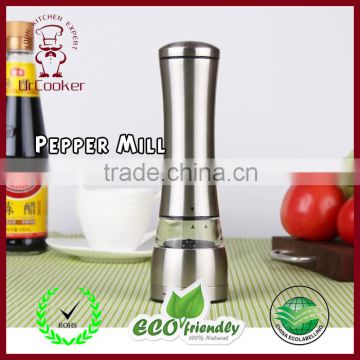 Pepper Mill, Adjustable Manual Stainless Steel Salt and Pepper Grinder (Pepper Mill)