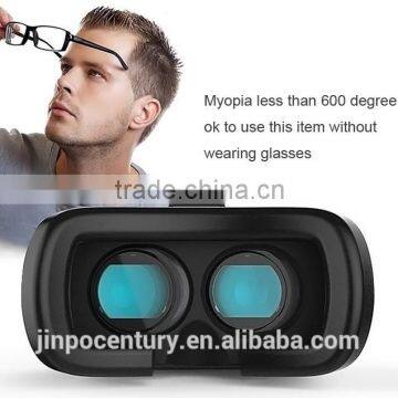 2015 Virtual Reality Glasses VR Box Fit 4.7 to 6.0 inch mobile phone 3 d Glasses Print Logo vr Headset