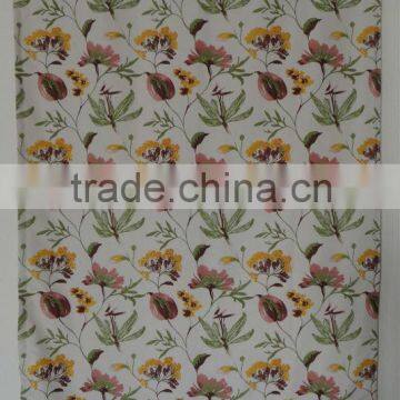 Flower printed 100%polyester decorative panel