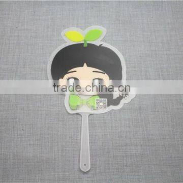2016 Hot Selling pp Animal Print Hand Fan Small Hand Fan Advertising Fan for Children photo-2