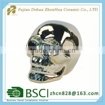Halloween Skull Decoration Ceramic Custom Money Box photo-3