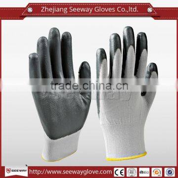 SEEWAY colored Nitrile palm coated gloves