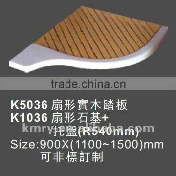 Sector Plastic Wood Shower Tray (K5036)