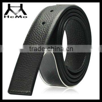 Best quality double side top layer cowhide leather band for belt