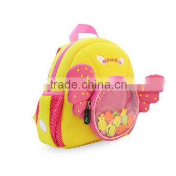 NOHOO Newest 3D Cartoon Backpack Beautiful Kids School Bags for Girls 2016 Supplier's Choice photo-3