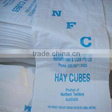 plastic poultry feed bags pp woven food grade bulk bag