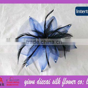 Ladies classical feather fascinator hair accessory