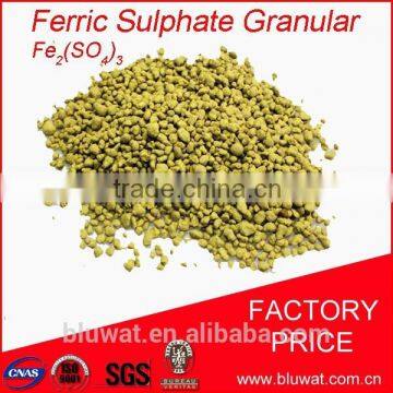 Solid ferric sulphate