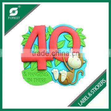 CUSTOMIZED PVC PP WATERPROOF BRUSHED ALLOY STICKERS CHEAP ADHESIVE PLOYPROPYLENE FOOD LABEL photo-3