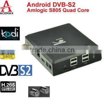 Android 4.4 quad core sex xxl android live tv box KI with DVB S2 tunner